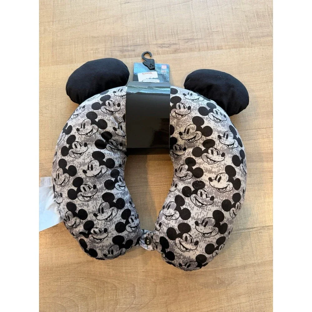 NEW Mickey Mouse Neck Pillow with Ears